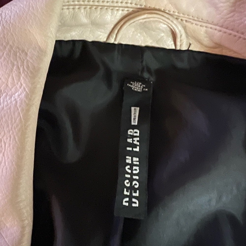 Design Lab Faux Leather Jacket - Picture 5 of 5